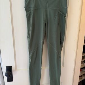 Sleek Olive High-Rise Leggings